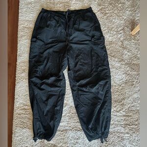 Black Parachute Cargo Pants
